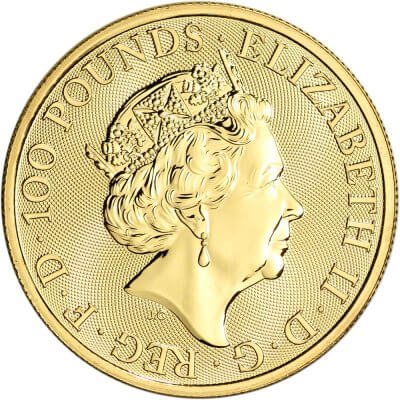 2019 Great Britain Gold Royal Arms £100 - 1 oz - BU