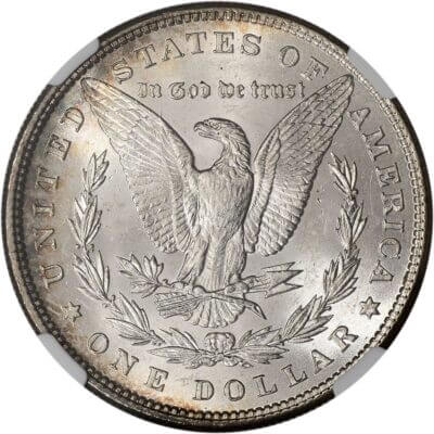 1885 US Morgan Silver Dollar $1 - NGC MS63