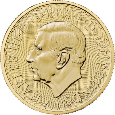 2025 Great Britain Gold Britannia £100 1 oz BU Tube of Ten 10 Coins