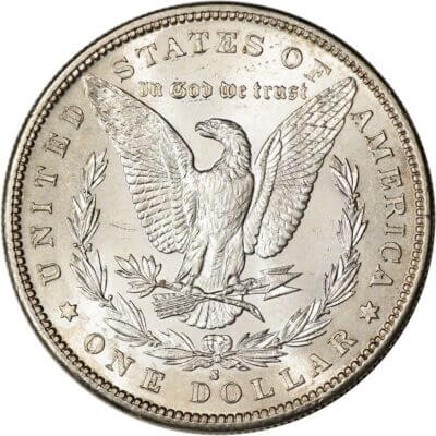 1882 S US Morgan Silver Dollar $1 - BU