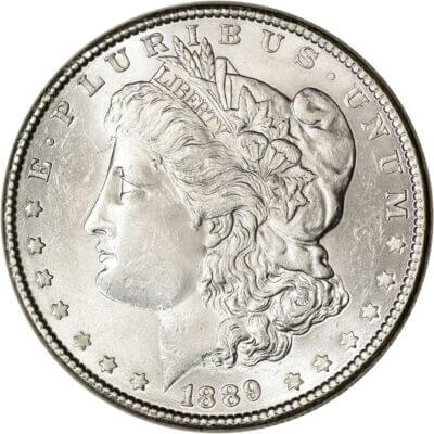 1889 US Morgan Silver Dollar $1 - BU - Roll of 20