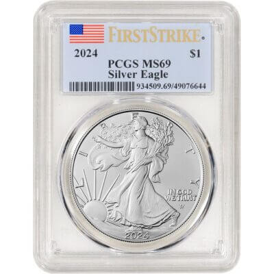 2024 American Silver Eagle - PCGS MS69 First Strike