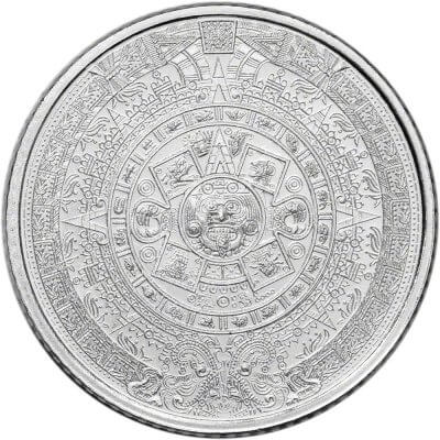 1/10 oz Golden State Mint Silver Round Aztec Calendar .999 Fine