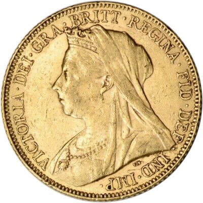 Great Britain Gold Sovereign (.2354 oz) - Victoria Matron - Avg Circ Random Date