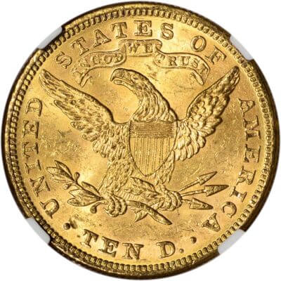 US Gold $10 Liberty Head Eagle - NGC MS63 - Random Date