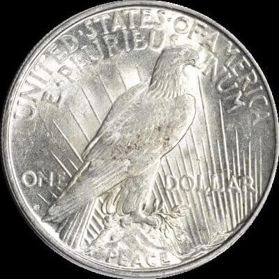 1922 D US Peace Silver Dollar $1 - AU - Roll of 20 Coins