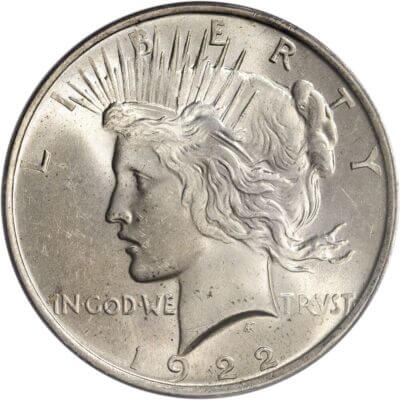 US Peace Silver Dollar - NGC MS63 - (1 Coin) Random Date and Label