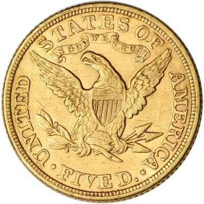 US Gold $5 Liberty Head Half Eagle - Extra Fine - Random Date