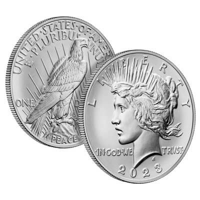2023 US Peace Silver Dollar $1 PCGS MS70 First Strike Anniversary