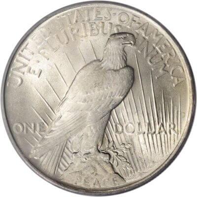US Peace Silver Dollar - PCGS MS63 - (1 Coin) Random Date and Label
