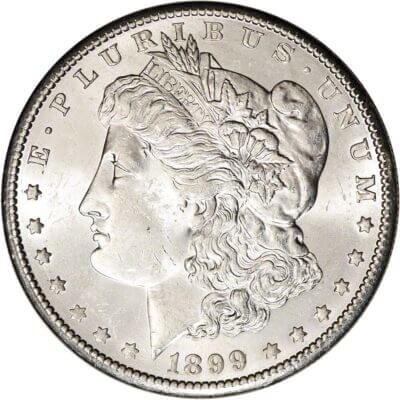 1899 O US Morgan Silver Dollar $1 - BU