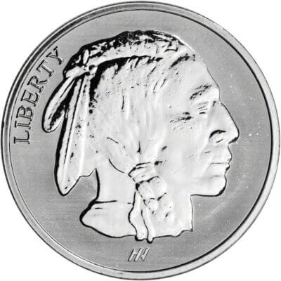 1 oz Silver Round - Asahi Reverse Proof Buffalo Design .999 Fine