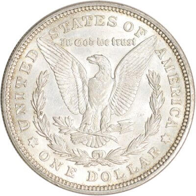1921 D Morgan Silver Dollar Coin $1 - AU