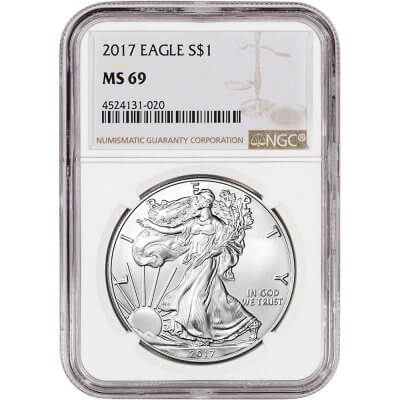 2017 American Silver Eagle - NGC MS69