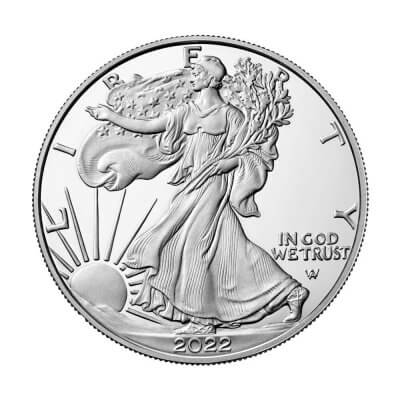2022 W American Silver Eagle Proof NGC PF70 Early Releases Bald Eagle Label