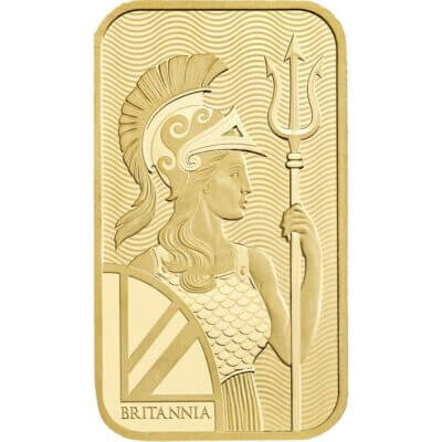 20 gram Gold Bar - Royal Mint Britannia - 999.9 Fine in Assay