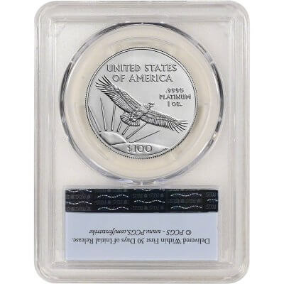 2023 American Platinum Eagle 1 oz $100 - PCGS MS70 First Strike