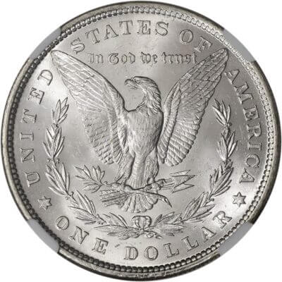 1881 US Morgan Silver Dollar $1 - NGC Brilliant Uncirculated