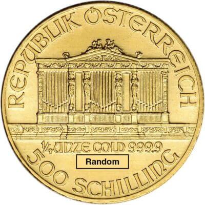 Austria Gold Philharmonic (1/4 oz) - BU - Random Date