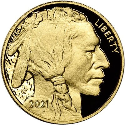2021 W American Gold Buffalo Proof 1 oz $50 PCGS PR70 DCAM First Strike