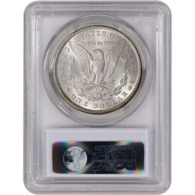 1896 US Morgan Silver Dollar $1 - PCGS MS63