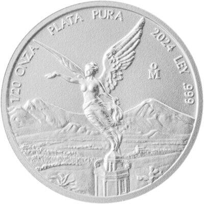 2024 Mexico Silver Libertad 1/20 oz 1/20 Onza - BU
