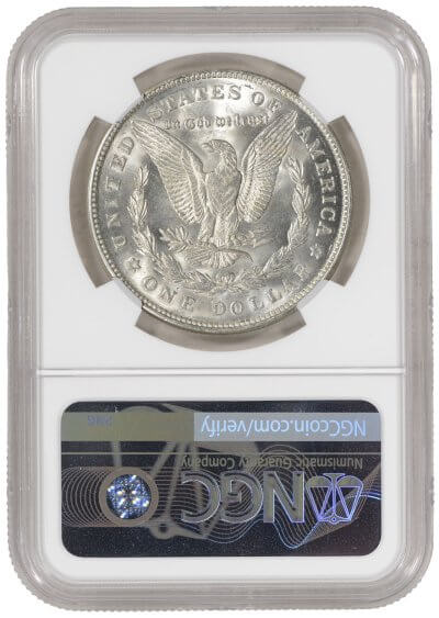 1921 D US Morgan Silver Dollar $1 - NGC MS 63