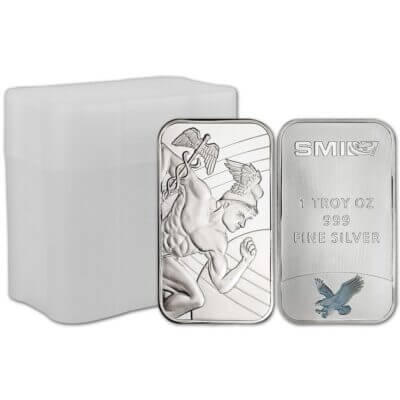 TWENTY (20) 1 oz Silver Bar Sunshine Minting Mercury .999 Fine Sealed