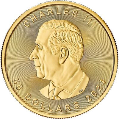2024 Canada Gold Maple Leaf 1 oz $50 - BU