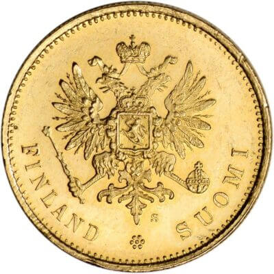 Finland Gold 20 Markkaa .1867 oz - XF/AU - Random Date