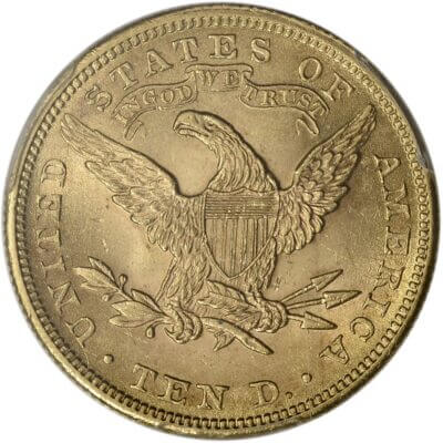 US Gold $10 Liberty Head Eagle - PCGS MS64 - Random Date