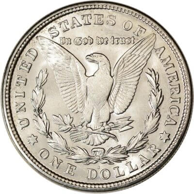 1921 S US Morgan Silver Dollar $1 - BU - Roll of 20