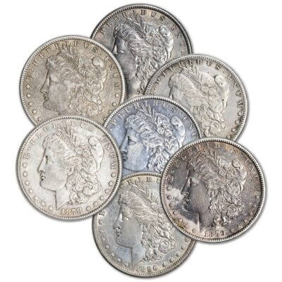 Morgan Silver Dollar Coin - Cull XF Details - Pre 1921 Random Date