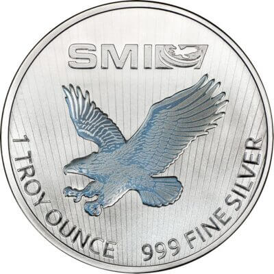 1 oz Silver Round - Sunshine Minting Mercury .999 Fine Tube of 20