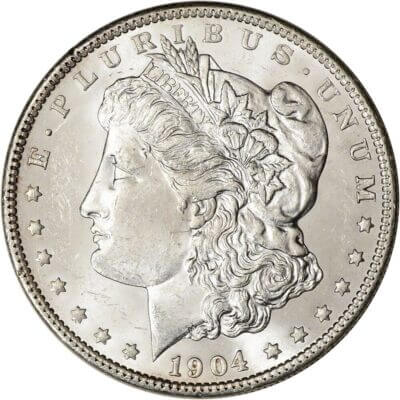 1904 O US Morgan Silver Dollar $1 - BU