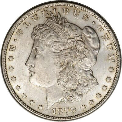 1878 S US Morgan Silver Dollar $1 - BU - Roll of 20