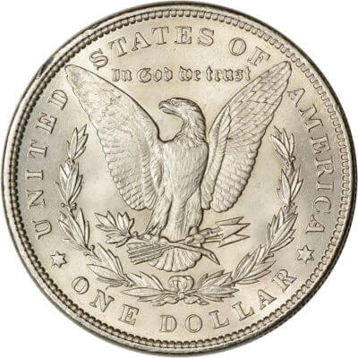 1896 US Morgan Silver Dollar $1 - BU