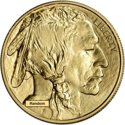 American Gold Buffalo 1 oz $50 - NGC MS70 Random Date and Label
