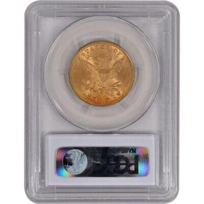 US Gold $10 Liberty Head Eagle - PCGS MS62 - Random Date