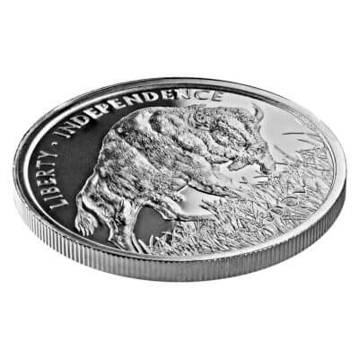 TEN (10) 1 oz PAMP Silver Round - Buffalo Design .999 Fine