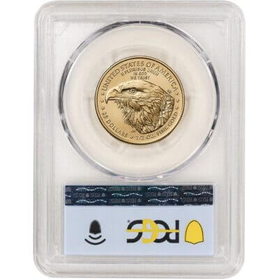 2024 American Gold Eagle 1/2 oz $25 - PCGS MS70 First Day Issue