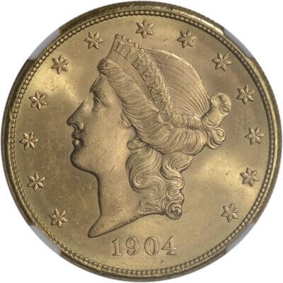 US Gold $20 Liberty Head Double Eagle - NGC MS64 - Random Date