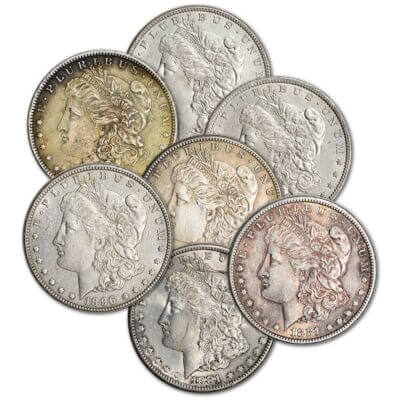 Morgan Silver Dollar Coin - Cull AU Details - Pre 1921 Random Date - 1 COIN