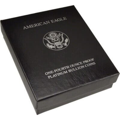 American Platinum Eagle Proof 1/4 oz $25 - Coin in OGP - Random Date