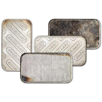 1 oz Silver Bar - Engelhard .999 Fine - Random Design