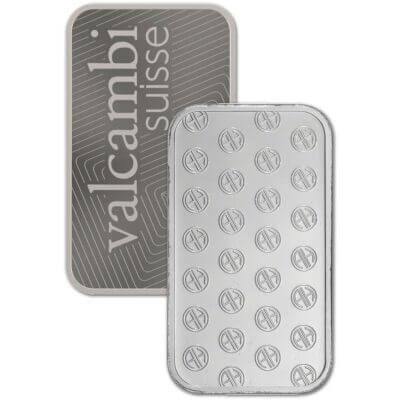 50 gram Platinum Bar - Random Brand - Secondary Market - 999.5 Fine
