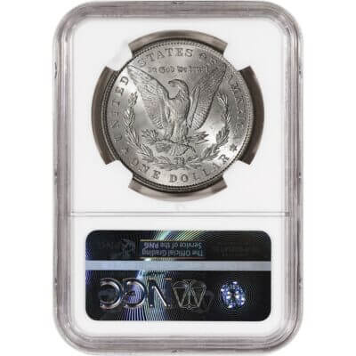 1884 US Morgan Silver Dollar $1 - NGC Brilliant Uncirculated