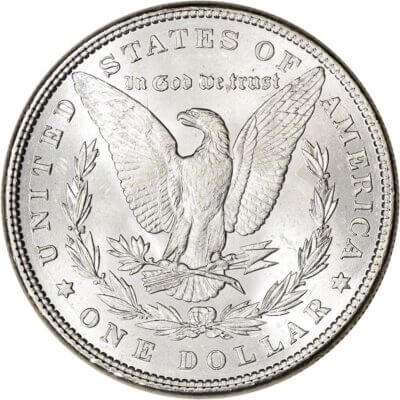 1884 US Morgan Silver Dollar $1 - BU