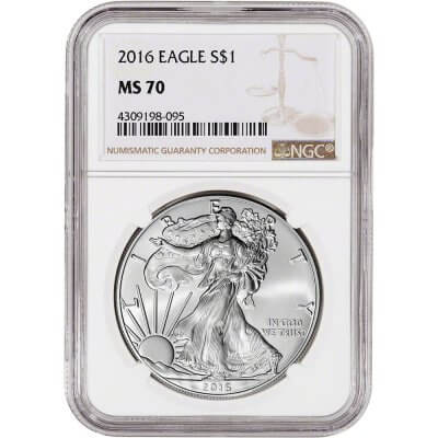 2016 American Silver Eagle - NGC MS70