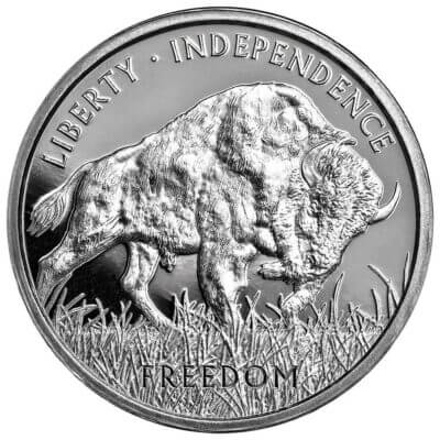 1 oz PAMP Silver Round - Buffalo Design .999 Fine Sealed Box of 500